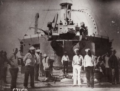 1905年在罗马尼亚康斯坦察的波特金号战列舰上起义 作者 不明