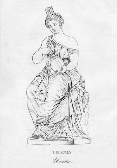 乌拉尼亚·乌兰妮（Urania Uranie），c1850年 作者 不明