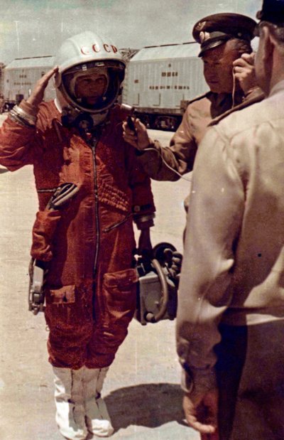 苏联宇航员瓦伦蒂娜·捷列什科娃（Valentina Tereshkova），1963年6月16日，苏联拜科努尔宇航员 作者 不明