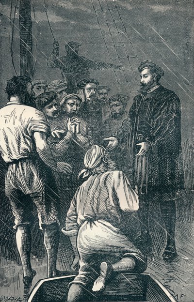 瓦斯科·达·伽玛（Vasco da Gama）拒绝再次回头，1904年 作者 不明