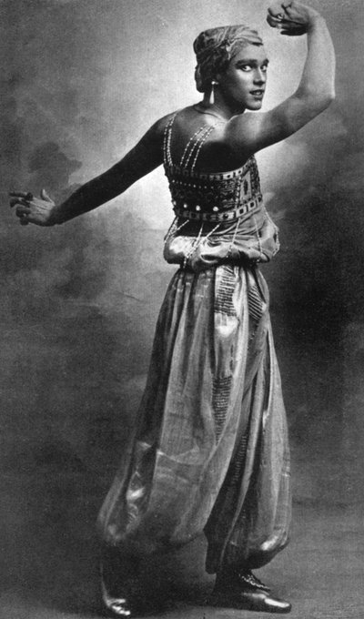 瓦斯拉夫·尼金斯基（Vaslav Nijinsky），俄罗斯芭蕾舞演员兼编舞 作者 不明