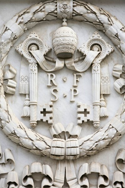 Vatican coat of arms, Rome, Italie 作者 不明