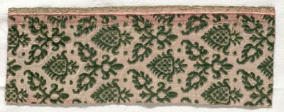 天鹅绒碎片，15世纪。 作者 不明