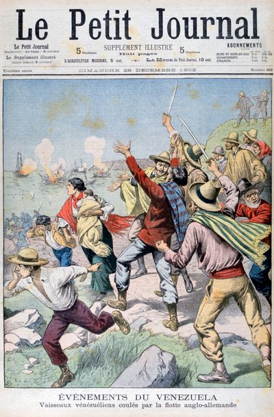 委内瑞拉船只被盎格鲁-德国船队击沉，1902年 作者 不明
