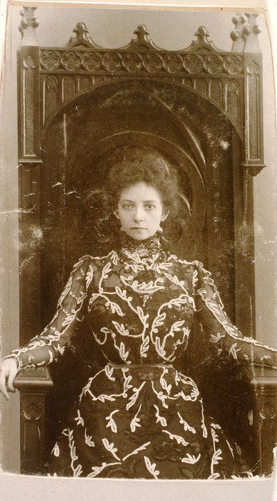 Vera Komissarzhevskaya，俄罗斯女演员，1900年代 作者 不明