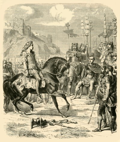 Vercingetorix，凯撒之前，1890年。 作者 不明