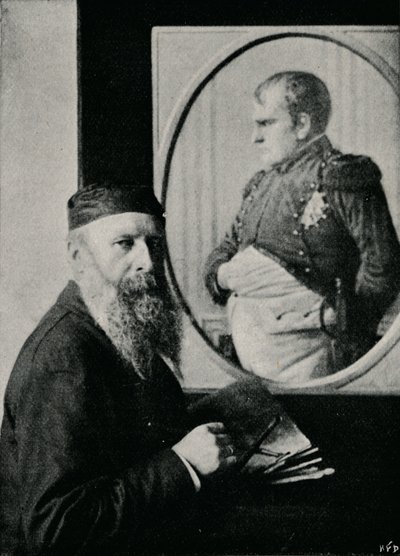 Verestchagin画拿破仑的画像，c1890，1910年 作者 不明