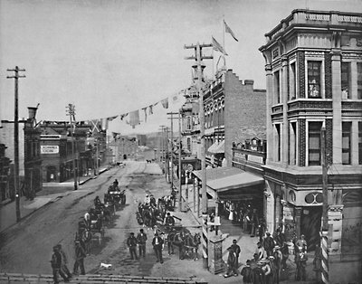 不列颠哥伦比亚省维多利亚，大约1897年。 作者 不明