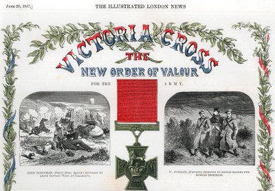 1857年，维多利亚十字勋章获得英国英勇奖 作者 不明