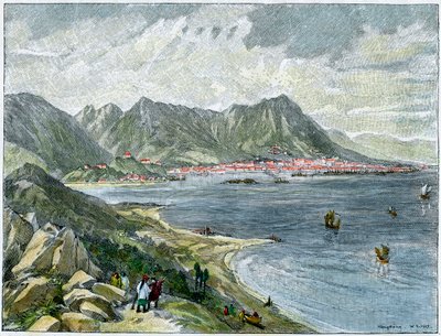 香港维多利亚，中国大陆，约1890年 作者 不明
