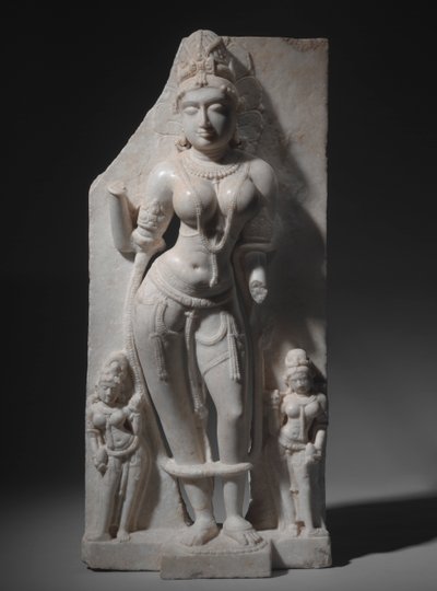 Vidyadevi学习女神，900-1000年代。 作者 不明
