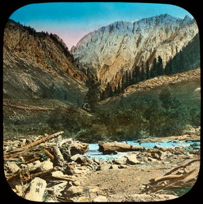 19世纪末或20世纪初，印度克纳米尔邦Sonamarg和Baltal之间的风景 作者 不明