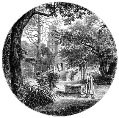 1900年的广州景 作者 不明