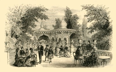 在萨里花园（Surrey Gardens）中查看，c1878。 作者 不明