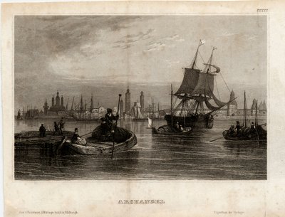 阿尔汉格尔斯克美景，1833年 作者 不明