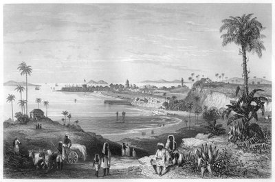 孟买显示堡垒，c1860的视图 作者 不明