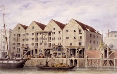 张伯伦的码头，图利街，伯蒙西，伦敦，1846年 作者 不明