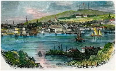 哈利法克斯，新斯科舍省，c1870年的视图 作者 不明