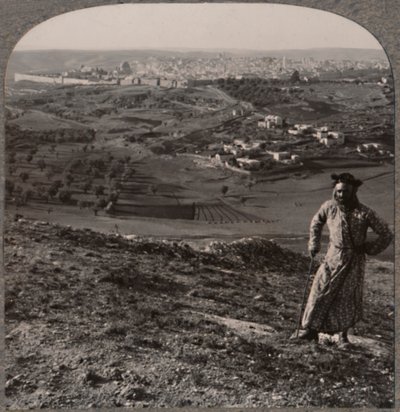 从斯科普斯山，c1900年的耶路撒冷视图 作者 不明
