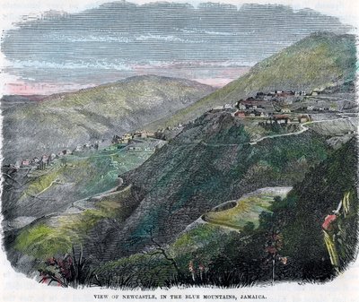 牙买加，蓝山，纽卡斯尔的视图，c1880年 作者 不明