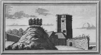 牛津城堡风景，1769年 作者 不明