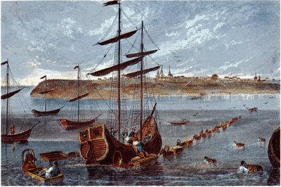 塔甘罗格的景观，c。 1840年 作者 不明