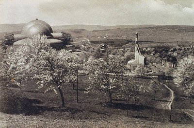 哥特式暖气和供暖房的视图，瑞士多纳赫，1914年至1916年 作者 不明