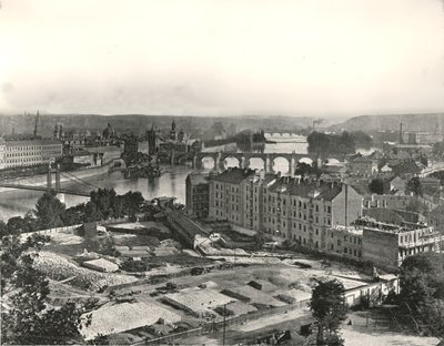 市的看法布拉格，捷克斯洛伐克，1895年。 作者 不明
