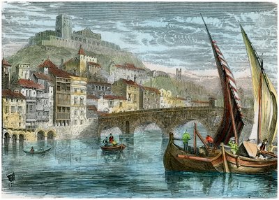 意大利维罗纳（c1880）市景 作者 不明