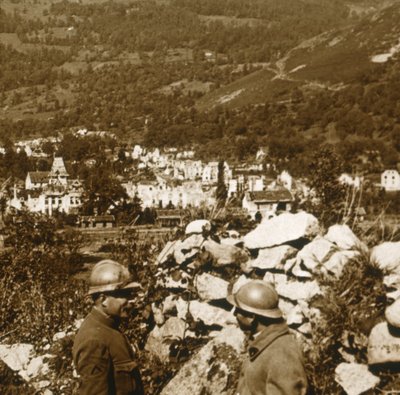 线的看法，法国北部的梅特泽尔，c1914-c1918 作者 不明