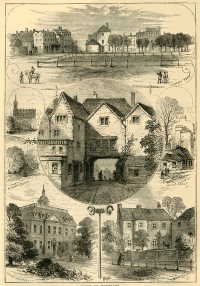 海格特（Highgate）的景观，c1876。 作者 不明