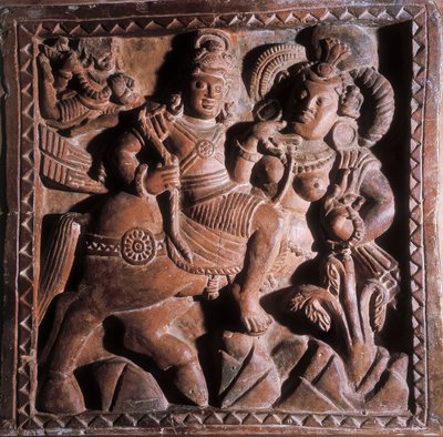 Vikrama, terracotta bas relief, 5-6th century 作者 不明