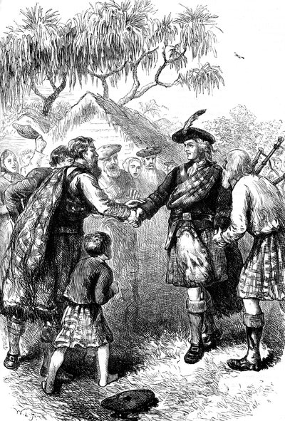 詹姆斯·奥格洛索普（James Oglethorpe）到佐治亚州高地殖民地参观，大约在17世纪30年代至1880年 作者 不明