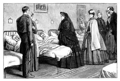 维多利亚女王参观c1860年代汉普郡内特利医院 作者 不明