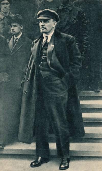 俄罗斯莫斯科布尔什维克领导人弗拉基米尔·伊里奇·列宁，1919年5月1日，俄罗斯莫斯科 作者 不明