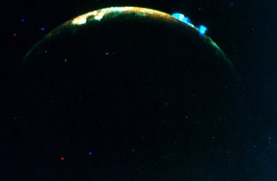 1979年，罗湖，木星月亮上的火山喷发 作者 不明