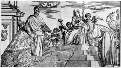 总督安德里亚·格里提（Doge Andrea Gritti）的奉献画，1937年 作者 不明