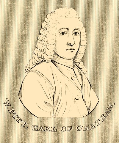 查塔姆伯爵（W. Pitt），查塔姆伯爵，1708-1778年，1830年。 作者 不明