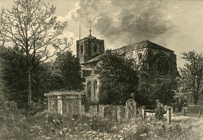 沃尔瑟姆修道院（Waltham Abbey），1898年。 作者 不明