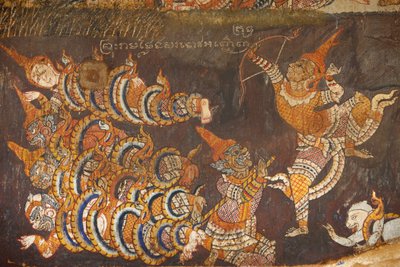 Wat Bo, Siem Reap Mural painting of the Ramayana, Siem Reap, Cambodia 作者 不明