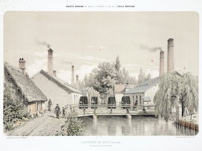 Water Power, Pre-1900 Rolling-mills (Laminoirs)at Bray, France 作者 不明