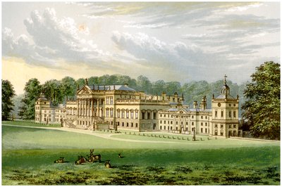 温特沃斯·伍德豪斯（Wentworth Woodhouse），约克郡，伯爵·菲茨威廉伯爵（Earl Fitzwilliam）住所，c1880 作者 不明