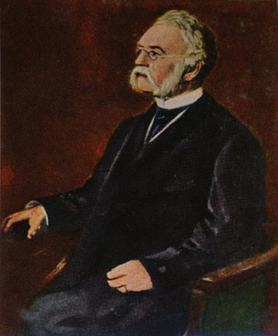 Werner von Siemens 1816-1892。 Lenbach绘画，1934年。 作者 不明