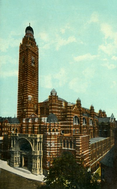 威斯敏斯特大教堂，伦敦，c1910。 作者 不明
