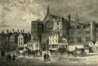 威斯敏斯特大厅，1881年。 作者 不明