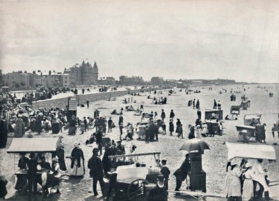 滨海韦斯顿-沙滩上的夏日景象，1895年 作者 不明