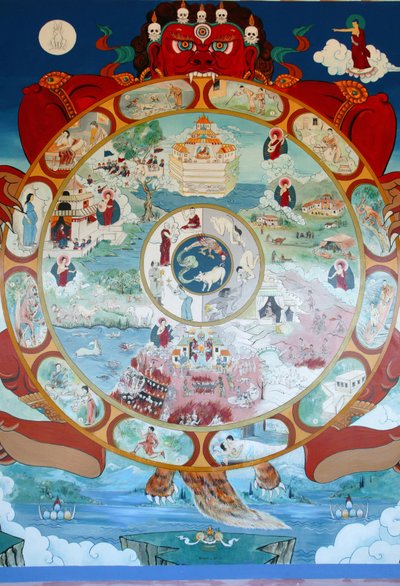 Wheel of Samsara. Temple of the Thousand Buddhas. Toulon sur Arroux France 作者 不明