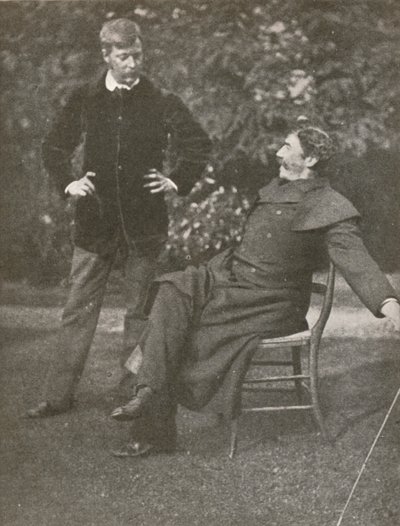 惠斯勒和门佩斯（Whistler and Menpes），c1885，1904年。 作者 不明