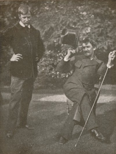 惠斯勒和门佩斯（Whistler and Menpes），c1885，1904年。 作者 不明