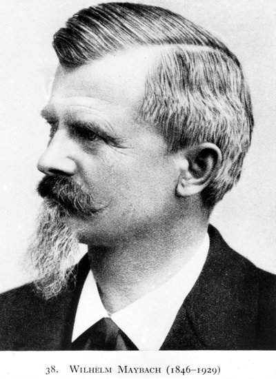 Wilhelm Maybach，德国发明家和汽车设计师，约1900年 作者 不明